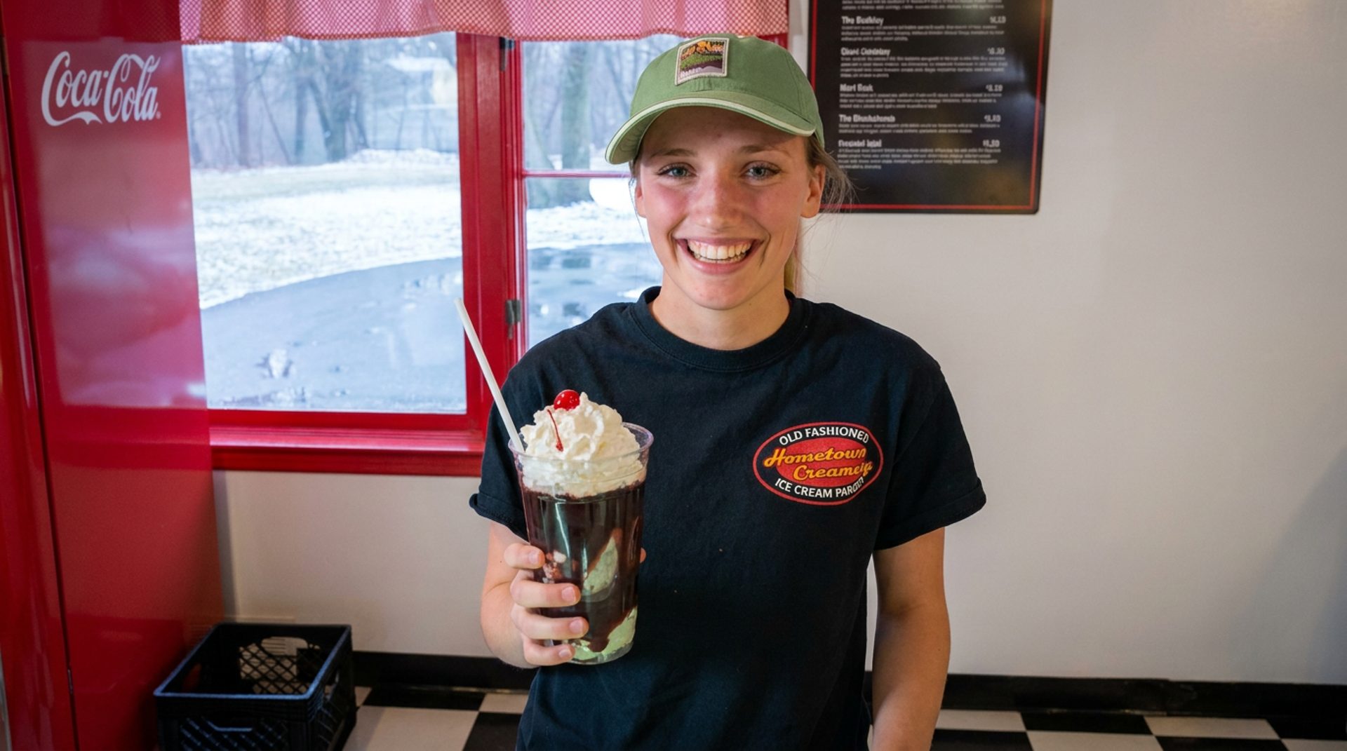Friendly faces behind the counter