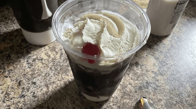 Blueberry Sundae.